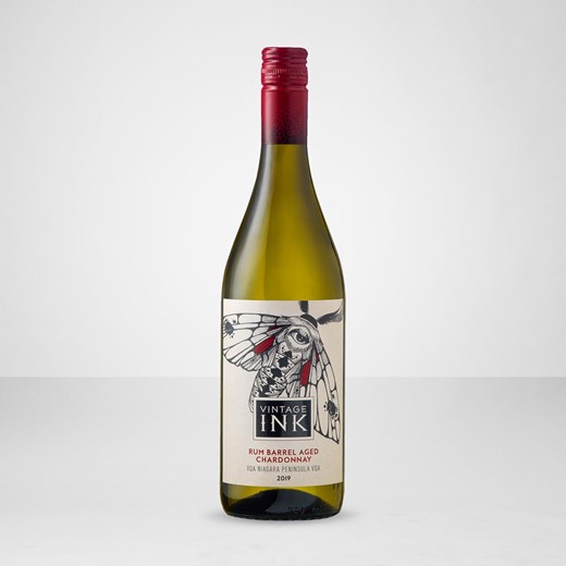 an image of Vintage Ink Rum Barrel Aged Chardonnay VQA - (F)